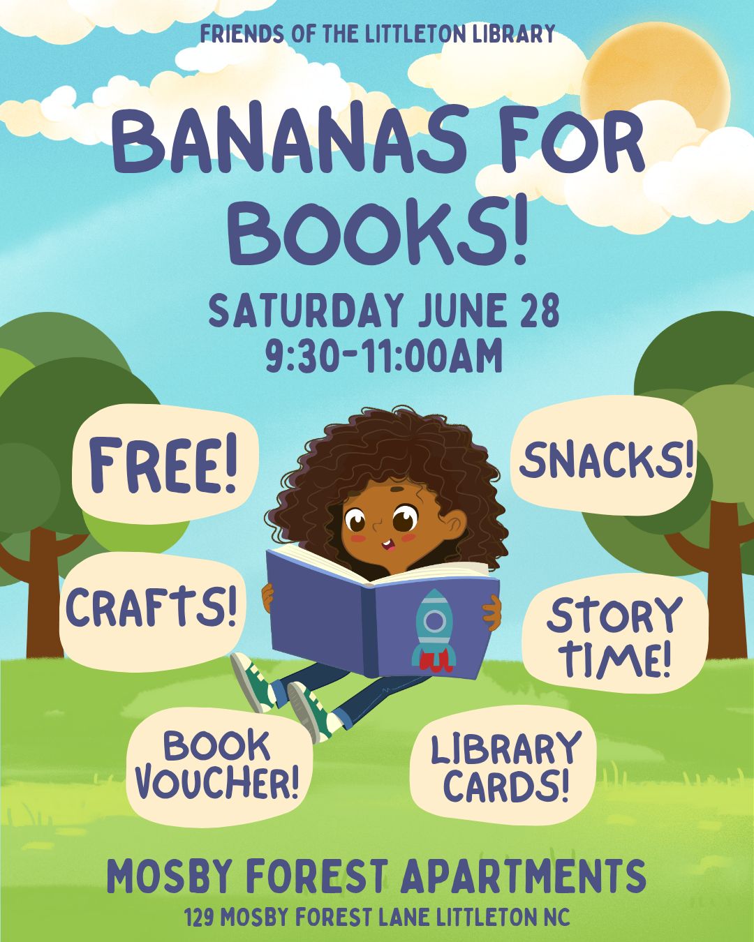 bananas for books main street books littleton nc june 28 2025