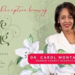 carol montague davis warren county schools superintendent reception june 2 2025