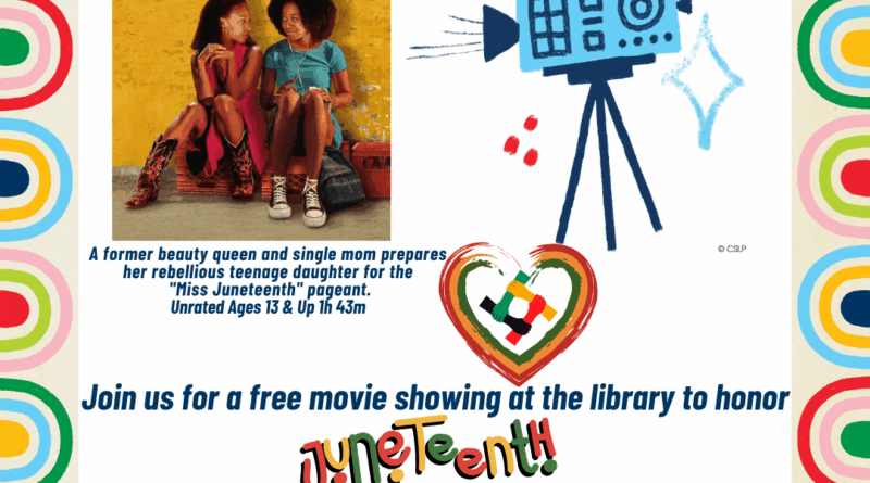 miss juneteenth movie matinee warren county memorial library nc
