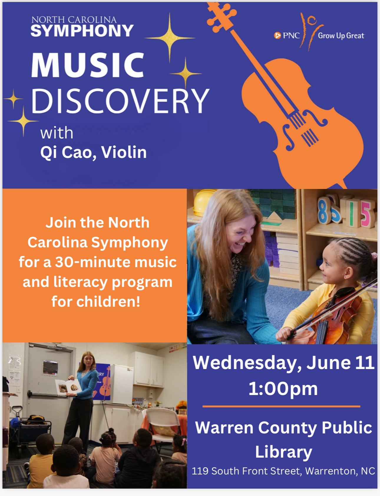 music discovery qi cao north carolina symphony music discovery warrenton nc
