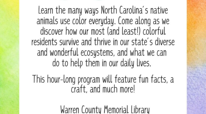 north carolina aquarium on roanoke island warren county memorial library warrenton nc july 2025