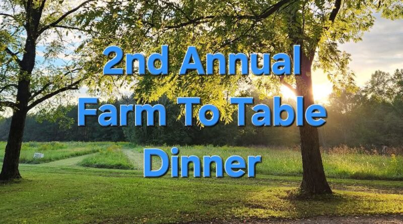2nd Annual farm to table dinner Warrenton nc