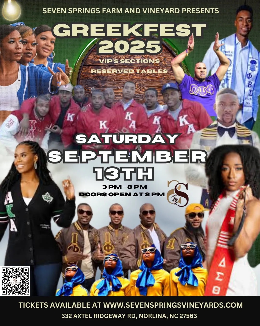 greekfest 2025 seven springs farm and vineyard norlina nc