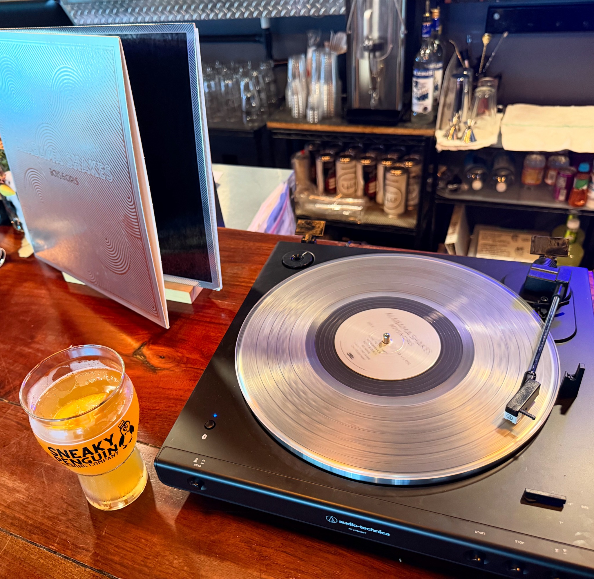 vinyl night sneaky penguin at mill hill warrenton nc