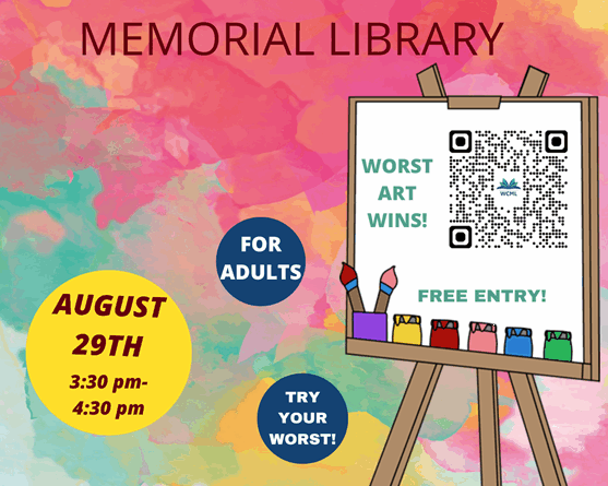 bad art hour warren county memorial library warrenton nc august 29 2025