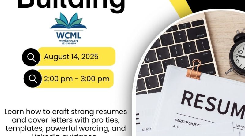 resume building warren county memorial library warrenton nc