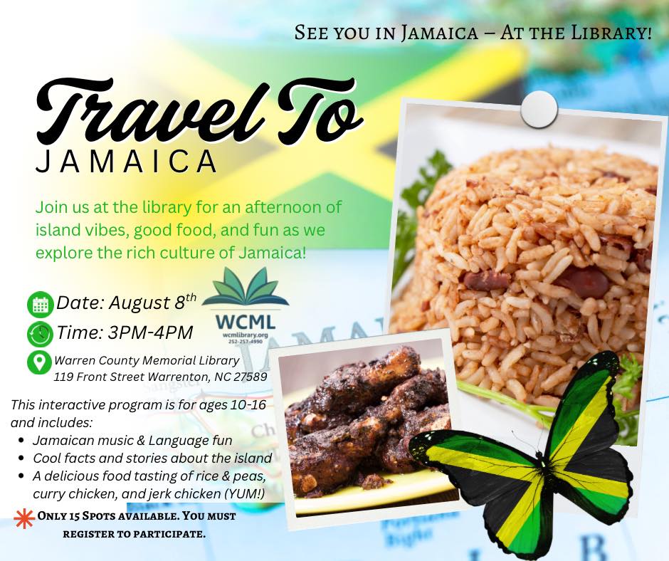 travel to jamaica warren county memorial library warrenton nc