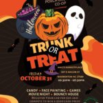 Trunk or Treat Flyer Front Porch Grocery Coop Warrenton NC 2025