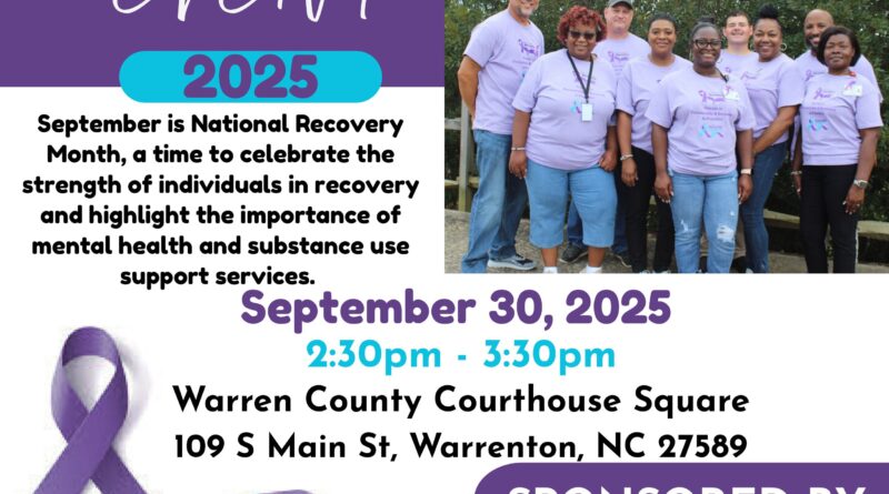 Warren Co National Recovery Month Flyer_Rain Location 093025