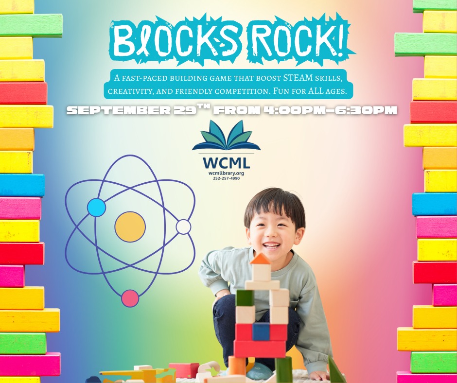 blocks rock warren county memorial library warrenton nc sept 2025