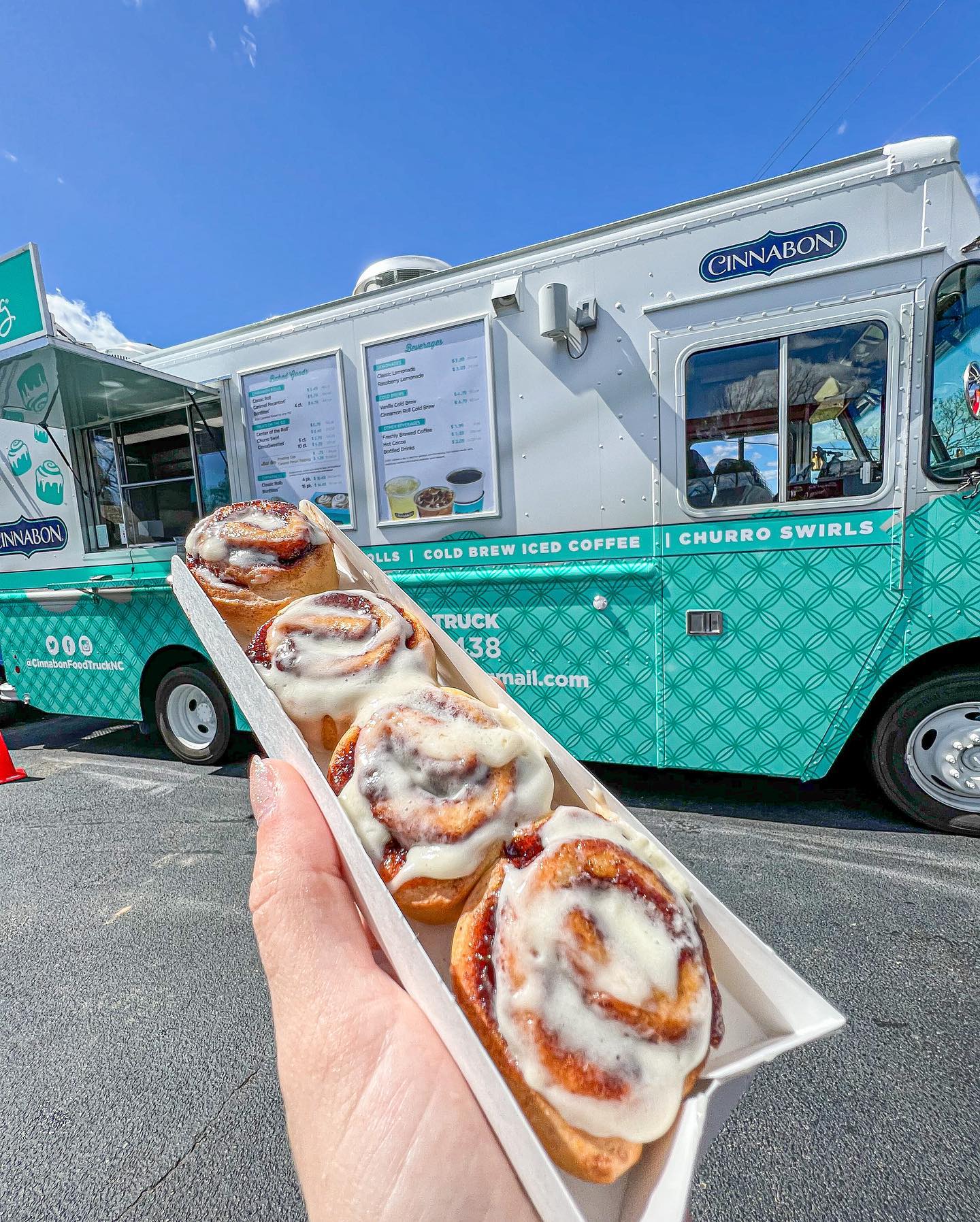 cinnabon food truck warrenton nc