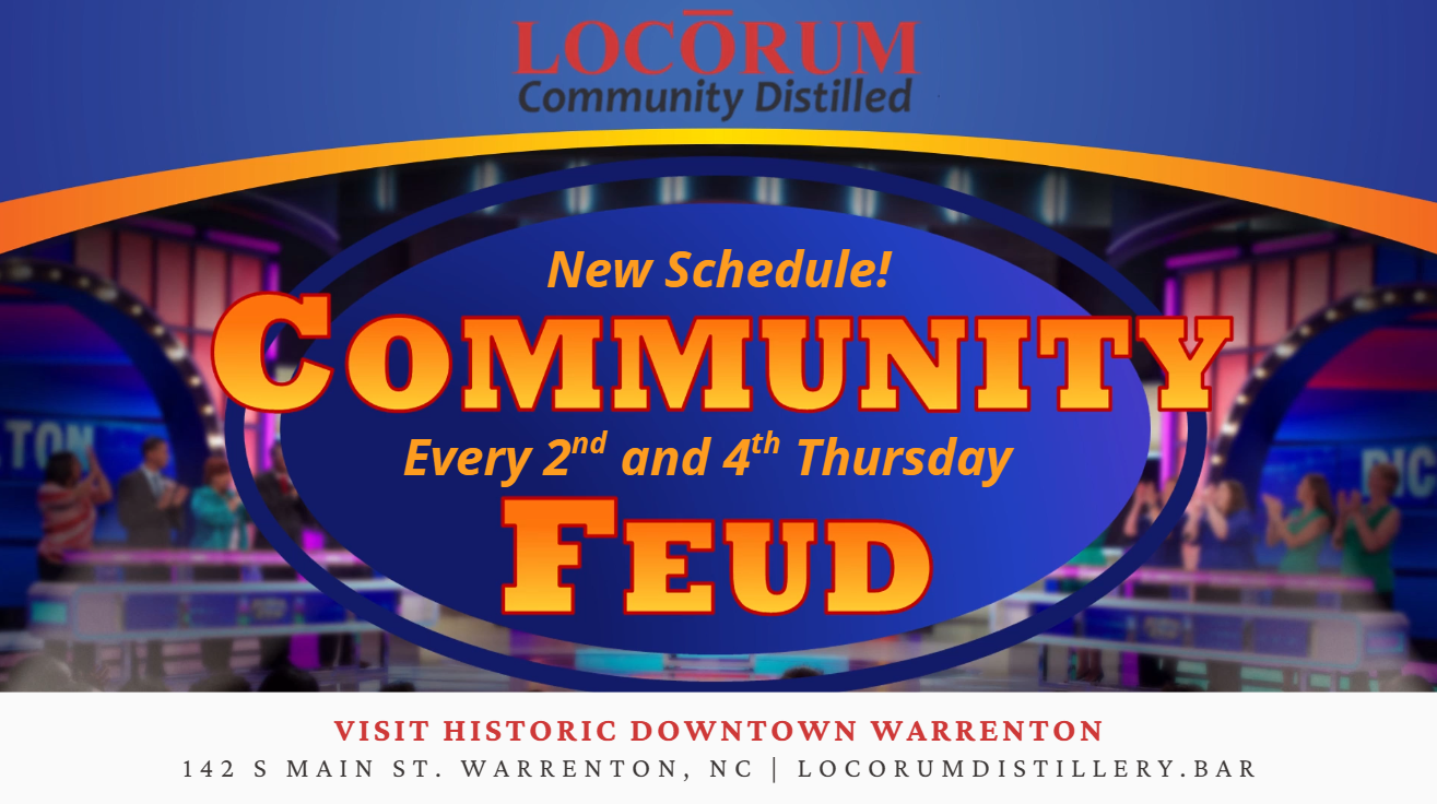 community feud locorum distillery warrenton nc