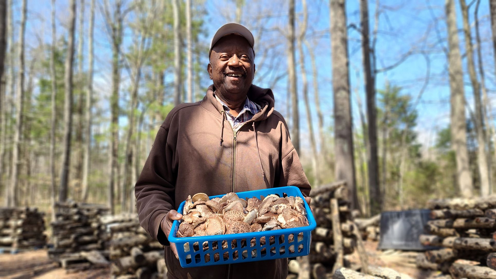 james henderson shiitake mushrooms warren county north carolina