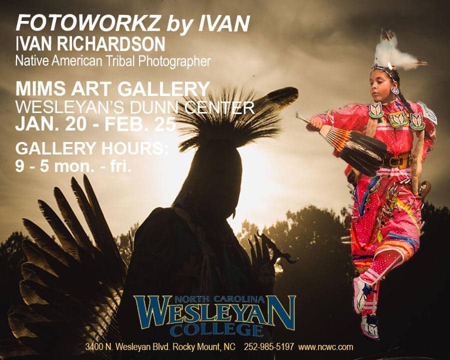 ivan richardson mims art gallery native american haliwa saponi artist photographer