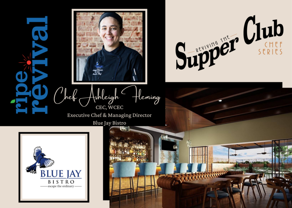 chef ashleigh fleming blue jay bistro reviving the supper club event littleton lake gaston nc