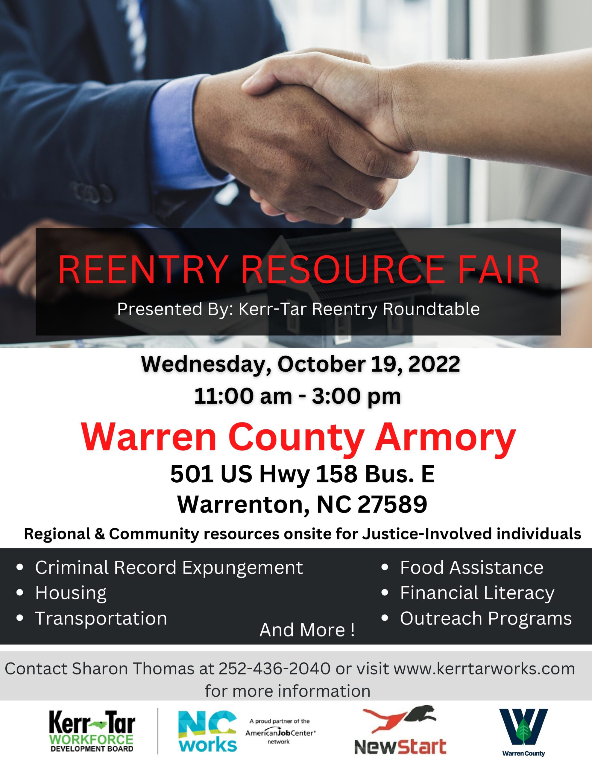 Reentry Resource Fair-Warren County NC