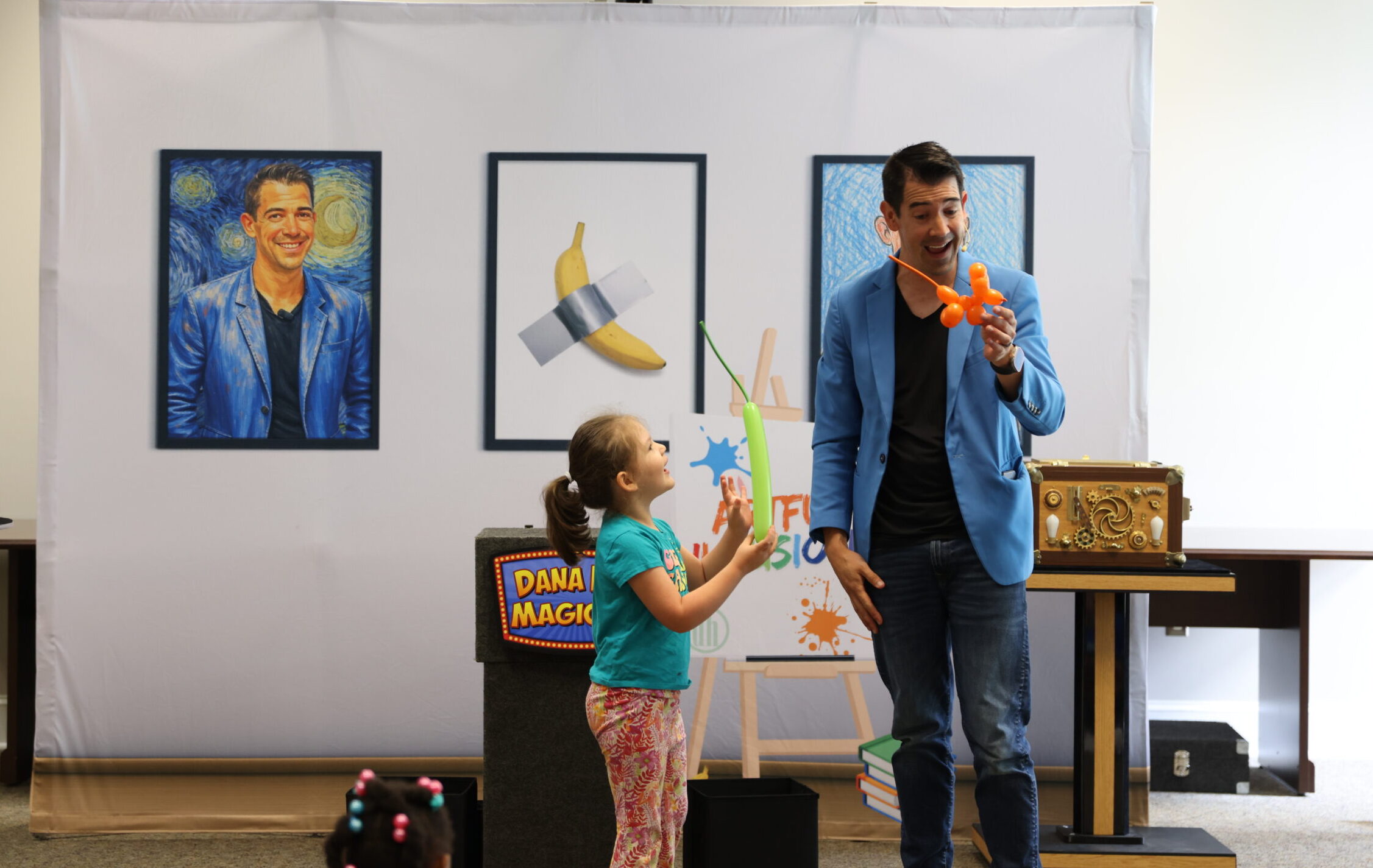 Dana Hill magic Warren County Memorial Library Summer Reading Program Warrenton NC 2025 Warrenist