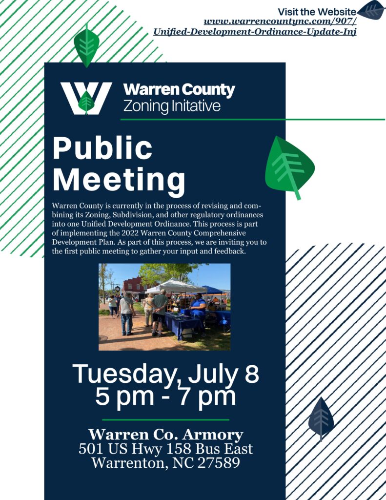 warren county planning and zoning unified development ordinance july 8 2025 warrenton nc