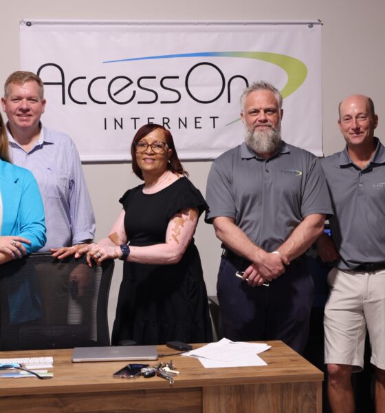 AccessOn Internet Ribbon Cutting Ceremony Warrenton NC Warrenist August 2025