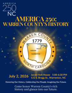 America 250 Warren County North Carolina