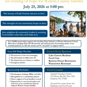community patron cookout antioch christian church littleton nc july 25 2026
