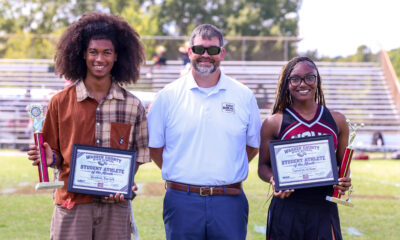 Jeremiah Barnett Samaiya Williams Student Athletes NC Farm Bureau September 2026 Warren County Doniphan Browder